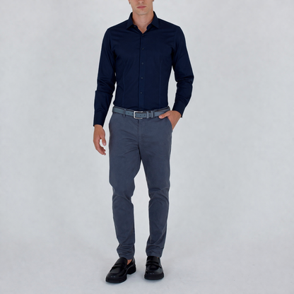 Camicia Artigianale Slim Fit in Puro Cotone – Sartoria Bitt
