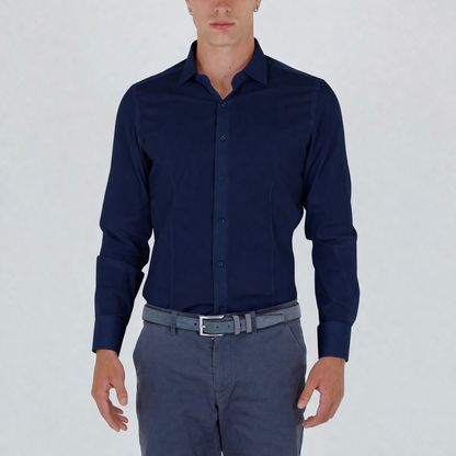 Camicia Artigianale Slim Fit in Puro Cotone – Sartoria Bitt