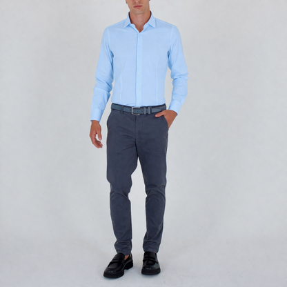 Camicia Artigianale Slim Fit in Puro Cotone – Sartoria Bitt