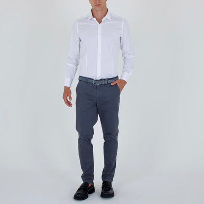 Camicia Artigianale Slim Fit in Puro Cotone – Sartoria Bitt