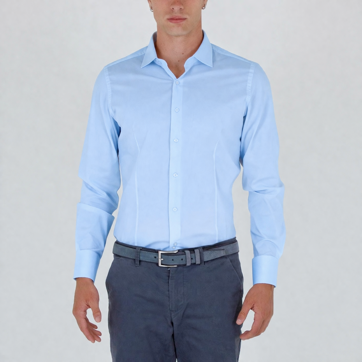 Camicia Artigianale Slim Fit in Puro Cotone – Sartoria Bitt