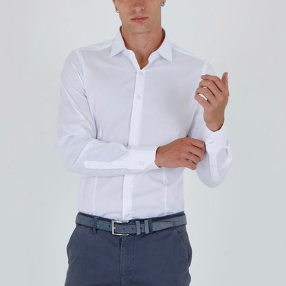 Camicia Artigianale Slim Fit in Puro Cotone – Sartoria Bitt